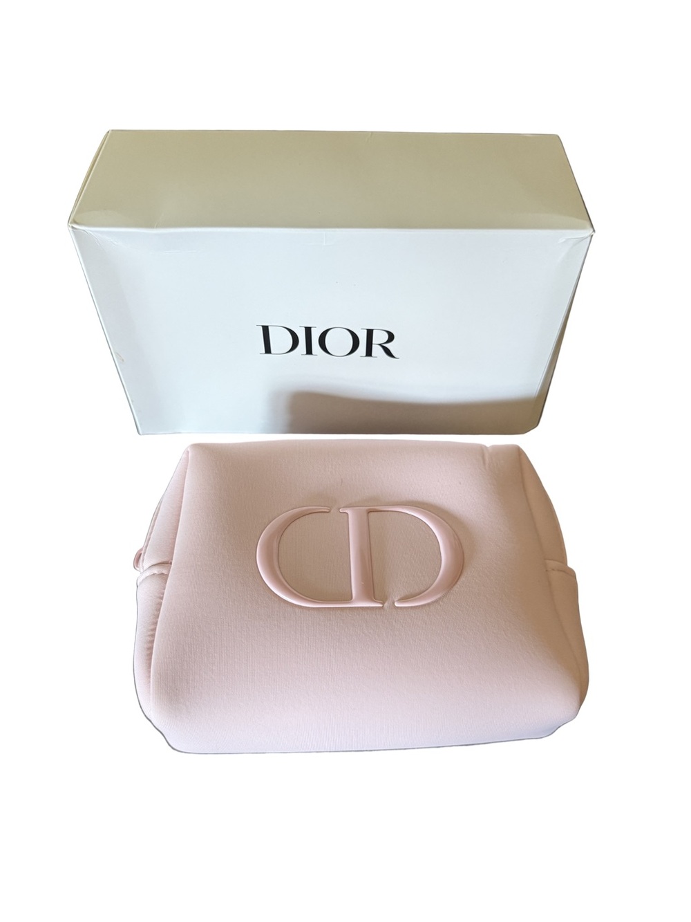 Dior Light Pink CD Logo Cosmetic Case
